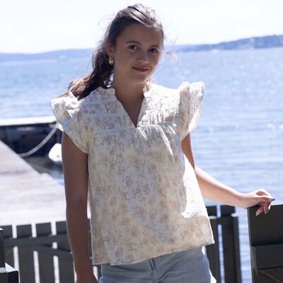 Vilje & Ve Lollo bluse til barn, White (146) 146 Vilje & Ve Lollo bluse til barn, White (146) 146