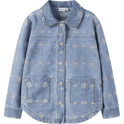 Name It Nkfharper denimjakke til barn, Light Blue Denim (116) 116 Name It Nkfharper denimjakke til barn, Light Blue Denim (116) 116