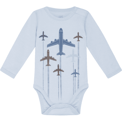 Hust&Claire ull Hust & Claire Baloo body ull/bambus fly, Cloud Blue (74) 74 Hust&Claire ull Hust & Claire Baloo body ull/bambus fly, Cloud Blue (74) 74