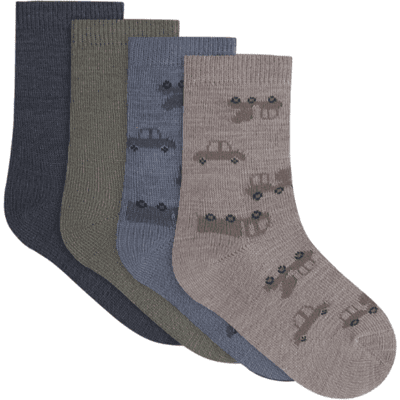 Name It Nmmwak 4-pack ullsokker til småbarn, Satellite (31/33) 31/33 Name It Nmmwak 4-pack ullsokker til småbarn, Satellite (31/33) 31/33