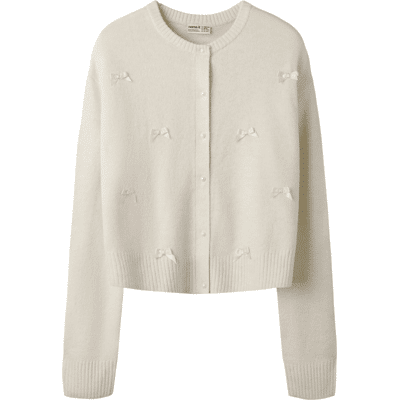 Name It Nkfkarin cardigan til barn, Antique White (134/140) 134/140 Name It Nkfkarin cardigan til barn, Antique White (134/140) 134/140