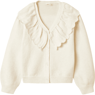 Name It Nkfodella cardigan til barn, Cloud Dancer (122/128) 122/128 Name It Nkfodella cardigan til barn, Cloud Dancer (122/128) 122/128