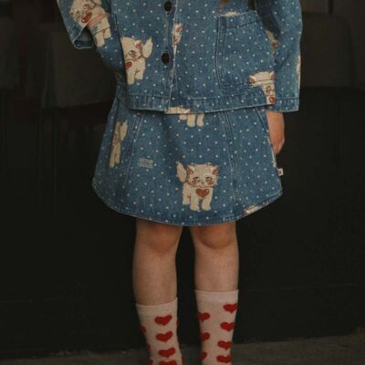 Konges Sløjd Magot denim skjørt til barn, Ciao Miao (7-8 år) 7-8 år Konges Sløjd Magot denim skjørt til barn, Ciao Miao (7-8 år) 7-8 år