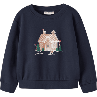 Name It Nmfvismas sweatshirt til småbarn, Navy Blazer (98) 98 Name It Nmfvismas sweatshirt til småbarn, Navy Blazer (98) 98