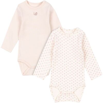 Konges Sløjd Bello 2-pack body, Blush Mix (12 mnd) 12 mnd Konges Sløjd Bello 2-pack body, Blush Mix (12 mnd) 12 mnd
