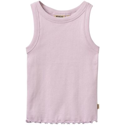 Wheat Minka ribb tank-top til barn, Lavender (110) 110 Wheat Minka ribb tank-top til barn, Lavender (110) 110