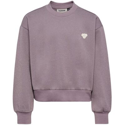 Hummel Hmljr Loose Glitter sweatshirt, Gray Ridge (110/116) 110/116 Hummel Hmljr Loose Glitter sweatshirt, Gray Ridge (110/116) 110/116