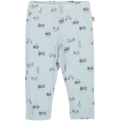 Joha Bloom & Tractor leggings i bambus, Light blue (100) 100 Joha Bloom & Tractor leggings i bambus, Light blue (100) 100