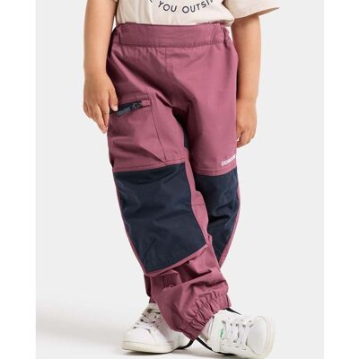 Didriksons Dusk 6 skallbukse til barn, Heather Pink (110) 110 Didriksons Dusk 6 skallbukse til barn, Heather Pink (110) 110