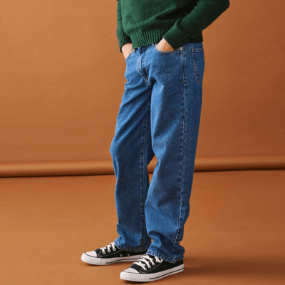 Only & Sons Osjfade Loose jeans til barn, Medium Blue Denim (176) 176 Only & Sons Osjfade Loose jeans til barn, Medium Blue Denim (176) 176