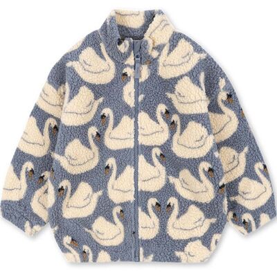 Konges Sløjd Jody teddyjakke til barn, Swan (5 år) 5 år Konges Sløjd Jody teddyjakke til barn, Swan (5 år) 5 år