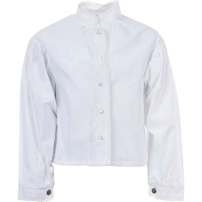 Salto Oline bluse til bunad/festdrakt jente, Hvit (116) 116 Salto Oline bluse til bunad/festdrakt jente, Hvit (116) 116