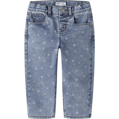 Name It Nmfbella Mom-jeans til småbarn, Medium Blue Denim (104) 104 Name It Nmfbella Mom-jeans til småbarn, Medium Blue Denim (104) 104