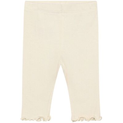 HUTTEliHUT Rib leggings til baby, Antique White (92) 92 HUTTEliHUT Rib leggings til baby, Antique White (92) 92