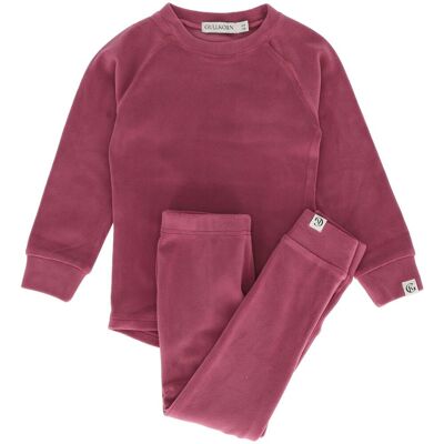 Gullkorn Jona fleece-sett til barn, Varm Rosa (110/116) 110/116 Gullkorn Jona fleece-sett til barn, Varm Rosa (110/116) 110/116