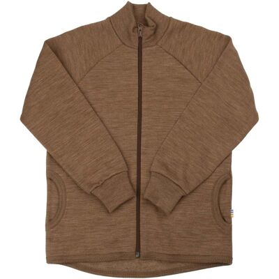 Joha ulljakke i tykk merinoull til barn, Warm brown (100) 100 Joha ulljakke i tykk merinoull til barn, Warm brown (100) 100