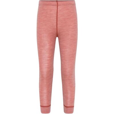 CeLaVi leggings til barn i ull, Old Rose Melange (100) 100 CeLaVi leggings til barn i ull, Old Rose Melange (100) 100