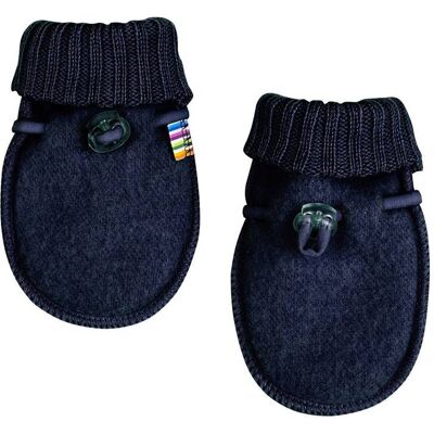 Joha ullfleece votter til baby, dk.blue melange (70) 70 Joha ullfleece votter til baby, dk.blue melange (70) 70