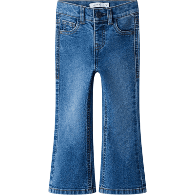 Name It Nmfpolly Bootcut jeans småbarn, Medium Blue Denim (104) 104 Name It Nmfpolly Bootcut jeans småbarn, Medium Blue Denim (104) 104