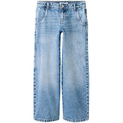 Name It Nkfrose wide jeans til barn, Light Blue Denim (152) 152 Name It Nkfrose wide jeans til barn, Light Blue Denim (152) 152