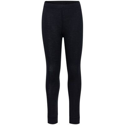 Hummel Hmljr leggings i ull til barn, Black (128) 128 Hummel Hmljr leggings i ull til barn, Black (128) 128