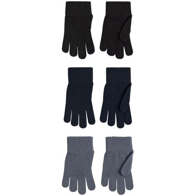 Name It Nknmagic 3-pack vanter til barn, Flint Stone (8-9 år) 8-9 år Name It Nknmagic 3-pack vanter til barn, Flint Stone (8-9 år) 8-9 år