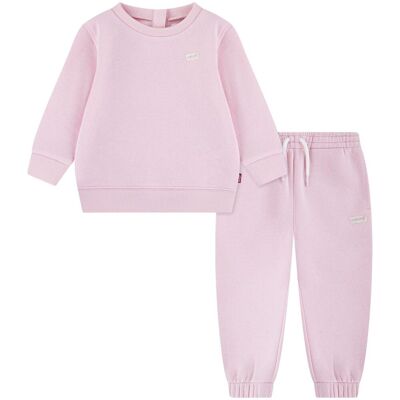 Levis joggedress-sett til baby, Crystal Rose (12 mnd) 12 mnd Levis joggedress-sett til baby, Crystal Rose (12 mnd) 12 mnd
