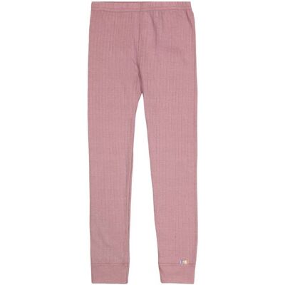 Joha ribb leggings i merinoull, old rose (60) 60 Joha ribb leggings i merinoull, old rose (60) 60