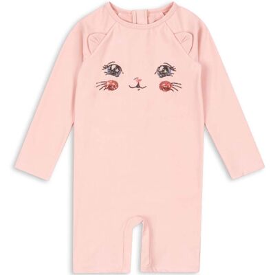Konges Sløjd Kitty UV-drakt til barn, Powder Pink (9 mnd) 9 mnd Konges Sløjd Kitty UV-drakt til barn, Powder Pink (9 mnd) 9 mnd