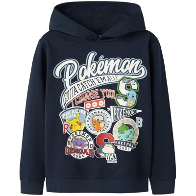 Name It Nkmjim Pokemon hettegenser, Navy Blazer (116) 116 Name It Nkmjim Pokemon hettegenser, Navy Blazer (116) 116