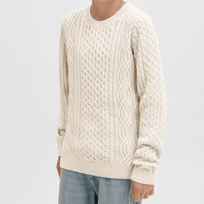Jack and Jones Junior Jprblusean strikket genser, Silver L. (152) 152 Jack and Jones Junior Jprblusean strikket genser, Silver L. (152) 152