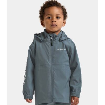 Didriksons Hallon skalljakke til barn, Factory Blue (110) 110 Didriksons Hallon skalljakke til barn, Factory Blue (110) 110