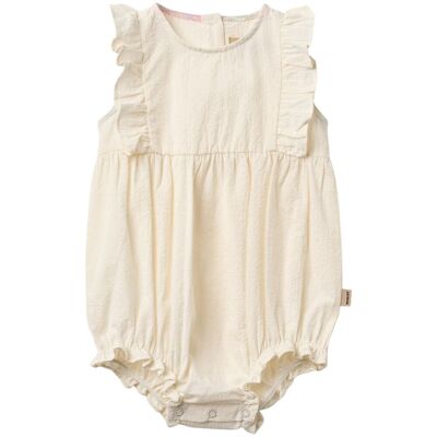 Wheat Emmaline romper til baby, Ivory (80) 80 Wheat Emmaline romper til baby, Ivory (80) 80