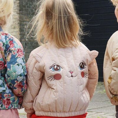 Konges Sløjd Juno bomberjakke til barn, Cameo Rose (3 år) 3 år Konges Sløjd Juno bomberjakke til barn, Cameo Rose (3 år) 3 år