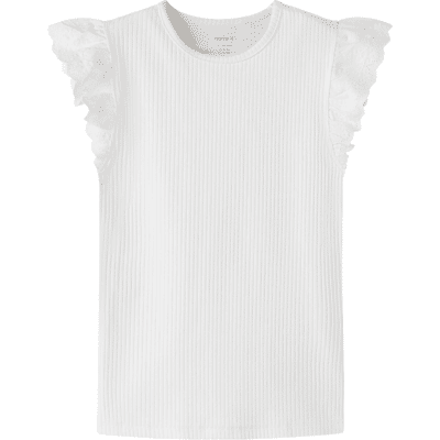 Name It Nkfhavelle t-skjorte til barn, Bright White (134/140) 134/140 Name It Nkfhavelle t-skjorte til barn, Bright White (134/140) 134/140