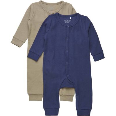 MinyMo 2-pack heldress til baby, Dark Navy (92) 92 MinyMo 2-pack heldress til baby, Dark Navy (92) 92