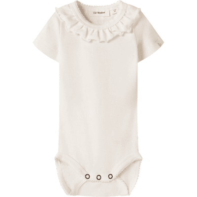 Lil' Atelier Nbfgayo kortermet body, Coconut Milk (80) 80 Lil' Atelier Nbfgayo kortermet body, Coconut Milk (80) 80