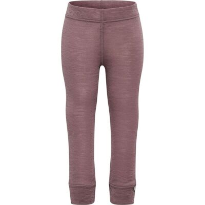 Hummel Hmlmini leggings i ull til baby, Twilight Mauve (80) 80 Hummel Hmlmini leggings i ull til baby, Twilight Mauve (80) 80