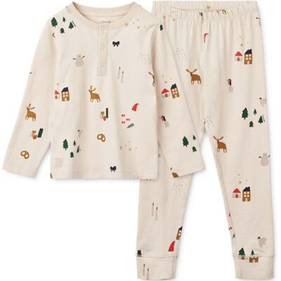 Liewood Wilhelm pyjamas til barn, Holiday (122/128) 122/128 Liewood Wilhelm pyjamas til barn, Holiday (122/128) 122/128