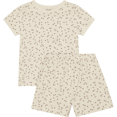 CeLaVi kortermet pyjamas til barn i viskose, Shadow Gray (110) 110 CeLaVi kortermet pyjamas til barn i viskose, Shadow Gray (110) 110