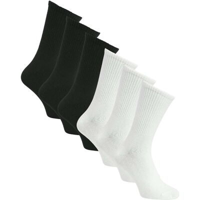 Jack and Jones Junior Jacnolan 6-pack sokker, White/Black (38/43) 38/43 Jack and Jones Junior Jacnolan 6-pack sokker, White/Black (38/43) 38/43