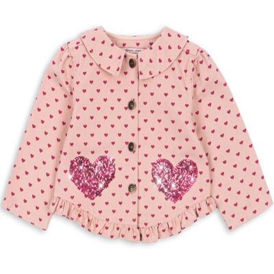 Konges Sløjd Nola skjortejakke til barn, Berry Coeur (4 år) 4 år Konges Sløjd Nola skjortejakke til barn, Berry Coeur (4 år) 4 år