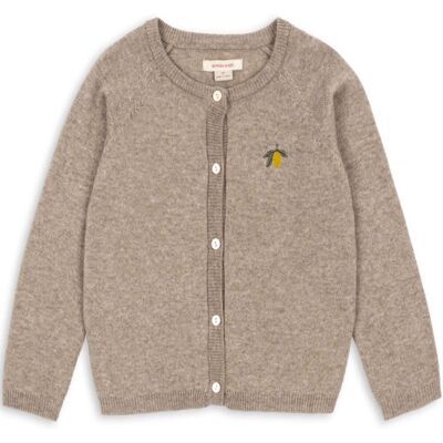Konges Sløjd Mattou cardigan i ull til barn, Light Brown (5-6 år) 5-6 år Konges Sløjd Mattou cardigan i ull til barn, Light Brown (5-6 år) 5-6 år