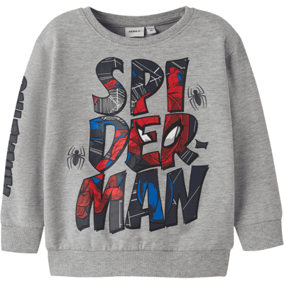 Name It Nmmfloyd Spiderman sweatshirt, Grey Melange (98) 98 Name It Nmmfloyd Spiderman sweatshirt, Grey Melange (98) 98