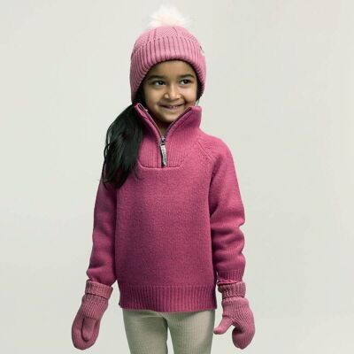 Gullkorn Norefjell ullgenser til barn, Varm Rosa (110/116) 110/116 Gullkorn Norefjell ullgenser til barn, Varm Rosa (110/116) 110/116
