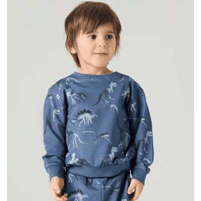 Name It Nmmfabia sweatshirt til småbarn, Vintage Indigo (98) 98 Name It Nmmfabia sweatshirt til småbarn, Vintage Indigo (98) 98