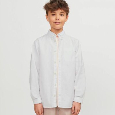 Jack and Jones Junior Jjeoxford skjorte, White (152) 152 Jack and Jones Junior Jjeoxford skjorte, White (152) 152