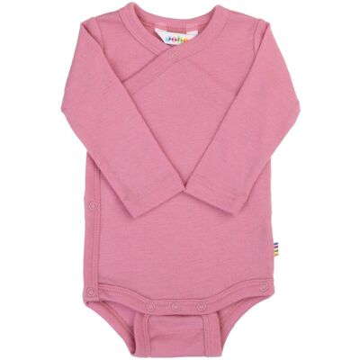 Joha Camping omslagsbody i merinoull, Pink (70) 70 Joha Camping omslagsbody i merinoull, Pink (70) 70