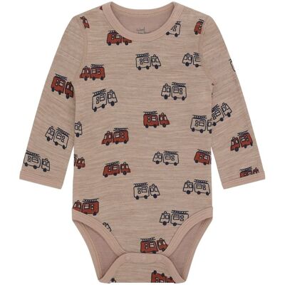 Hust&Claire ull Hust and Claire Baloo Firetruck ull/bambus body, Biscuit (74) 74 Hust&Claire ull Hust and Claire Baloo Firetruck ull/bambus body, Biscuit (74) 74