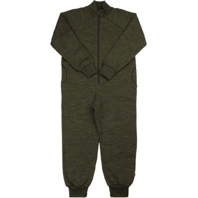 Joha ulldress i tykk merinoull til barn, Moss green (80) 80 Joha ulldress i tykk merinoull til barn, Moss green (80) 80
